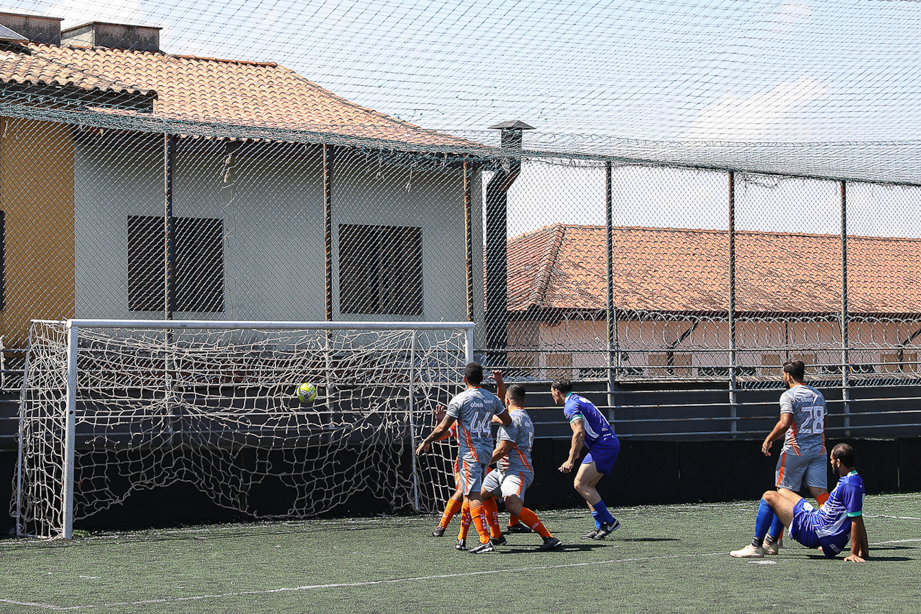 Abertura da Copa Química entre empresas da categoria Química do ABC realizado na Associação do Valdibia em São Bernardo do Campo/SP. Fotos Dino Santos. Brasil_14_03_2025.