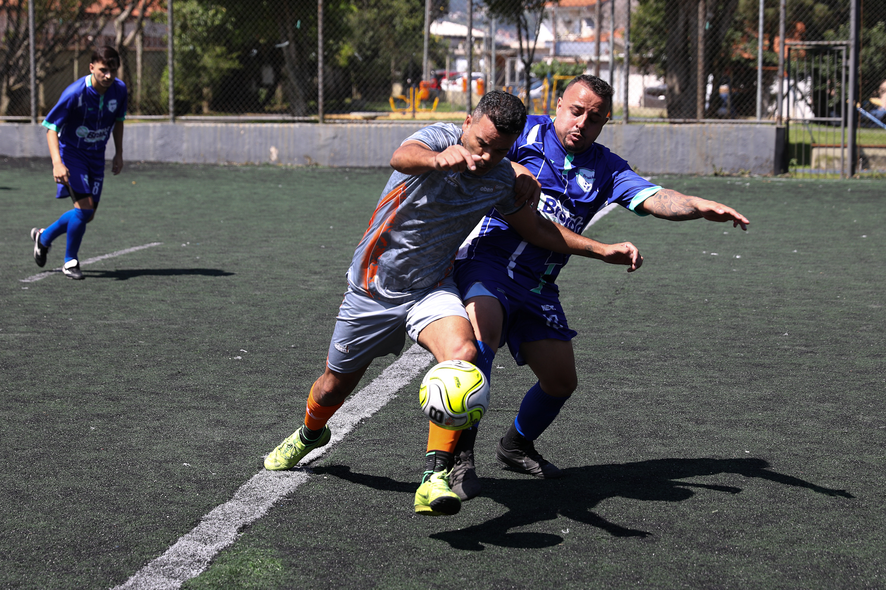 Abertura da Copa Química entre empresas da categoria Química do ABC realizado na Associação do Valdibia em São Bernardo do Campo/SP. Fotos Dino Santos. Brasil_14_03_2025.