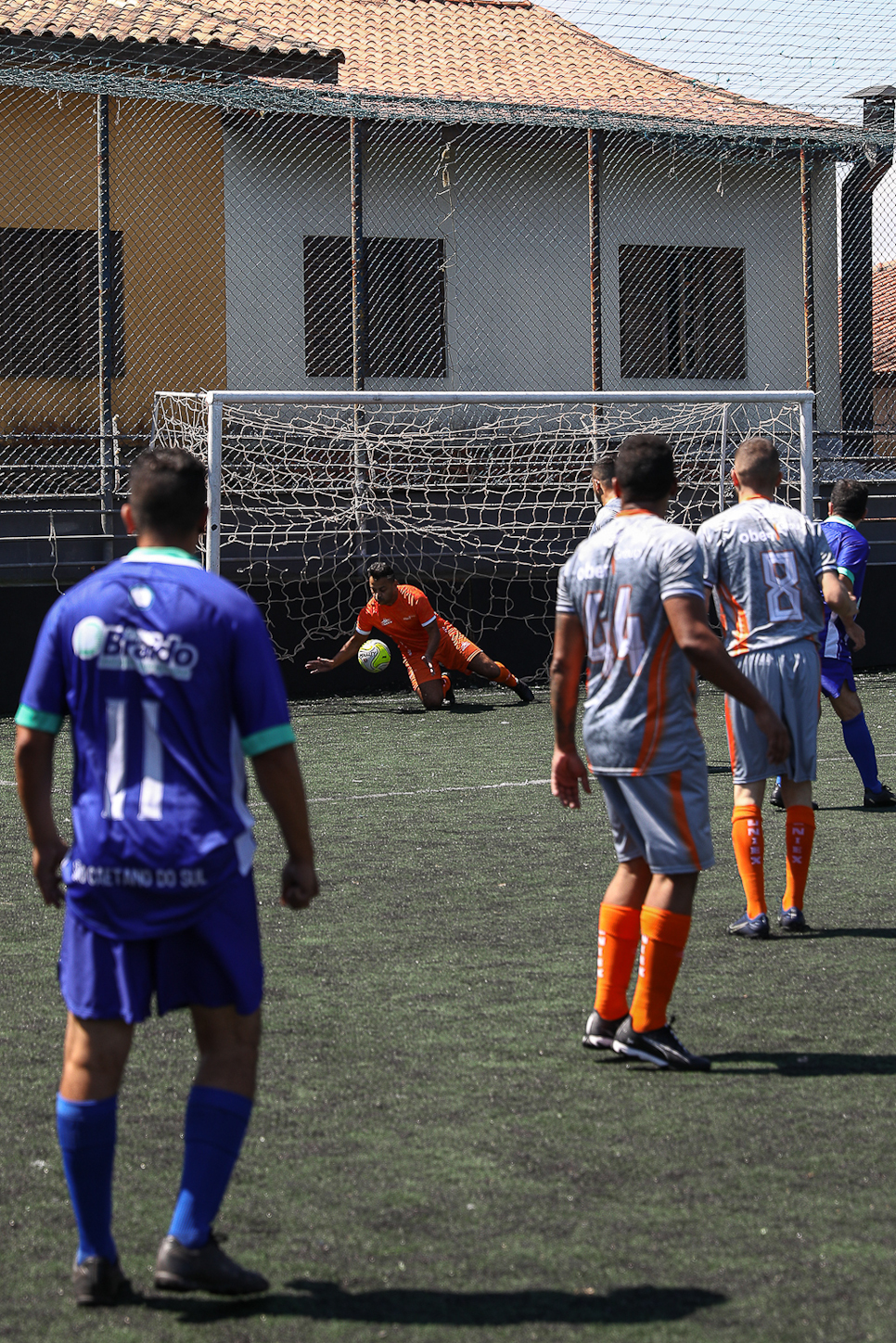 Abertura da Copa Química entre empresas da categoria Química do ABC realizado na Associação do Valdibia em São Bernardo do Campo/SP. Fotos Dino Santos. Brasil_14_03_2025.