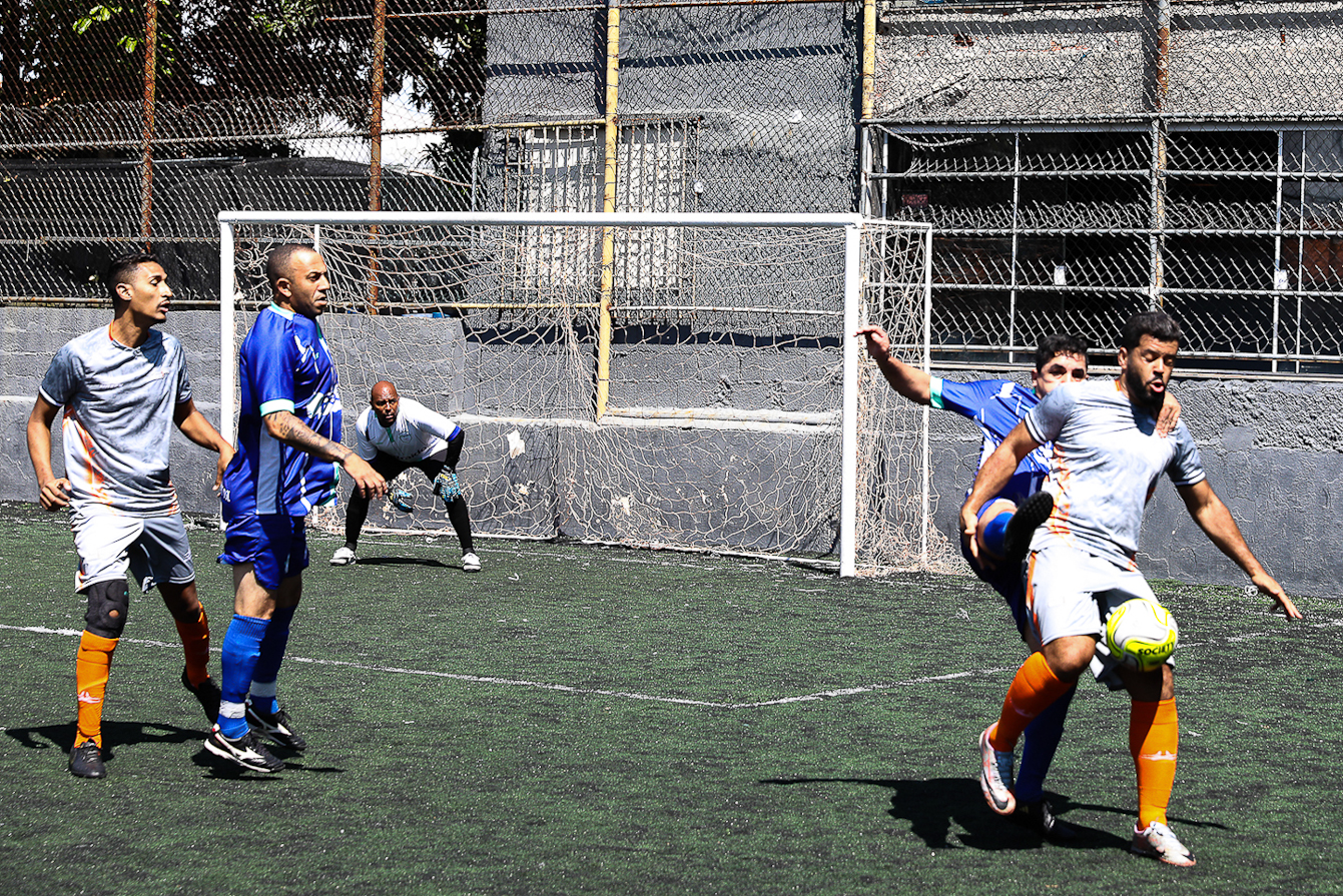 Abertura da Copa Química entre empresas da categoria Química do ABC realizado na Associação do Valdibia em São Bernardo do Campo/SP. Fotos Dino Santos. Brasil_14_03_2025.