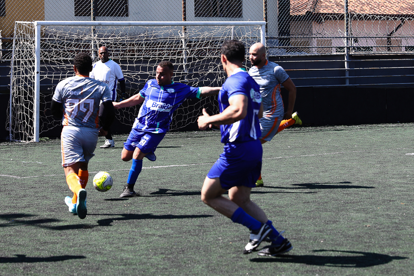 Abertura da Copa Química entre empresas da categoria Química do ABC realizado na Associação do Valdibia em São Bernardo do Campo/SP. Fotos Dino Santos. Brasil_14_03_2025.