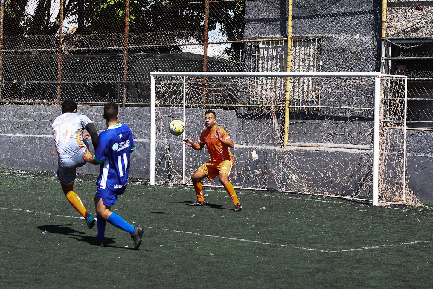 Abertura da Copa Química entre empresas da categoria Química do ABC realizado na Associação do Valdibia em São Bernardo do Campo/SP. Fotos Dino Santos. Brasil_14_03_2025.