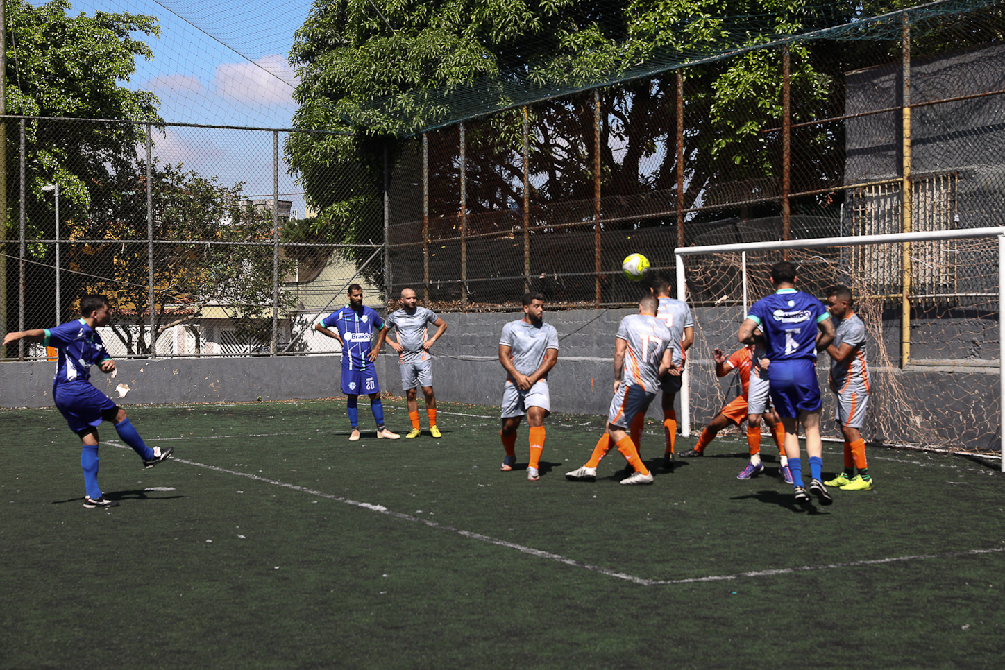 Abertura da Copa Química entre empresas da categoria Química do ABC realizado na Associação do Valdibia em São Bernardo do Campo/SP. Fotos Dino Santos. Brasil_14_03_2025.