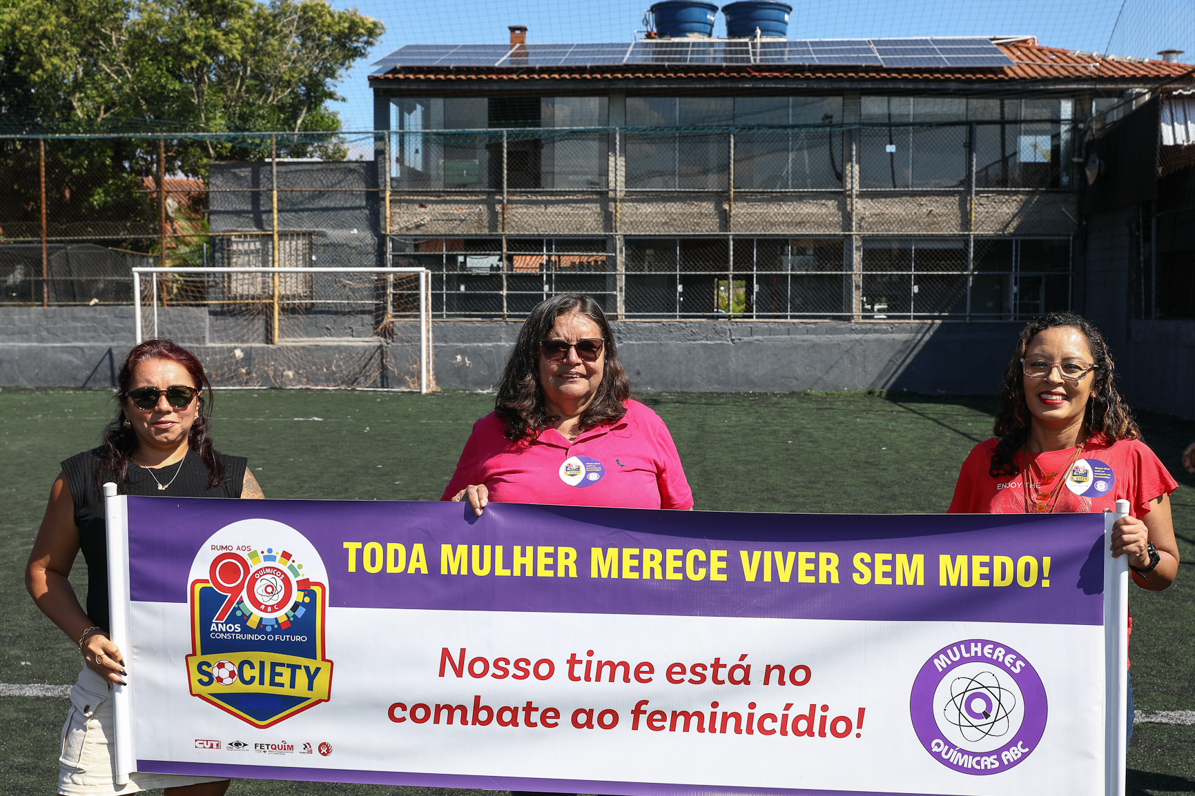 Abertura da Copa Química entre empresas da categoria Química do ABC realizado na Associação do Valdibia em São Bernardo do Campo/SP. Fotos Dino Santos. Brasil_14_03_2025.