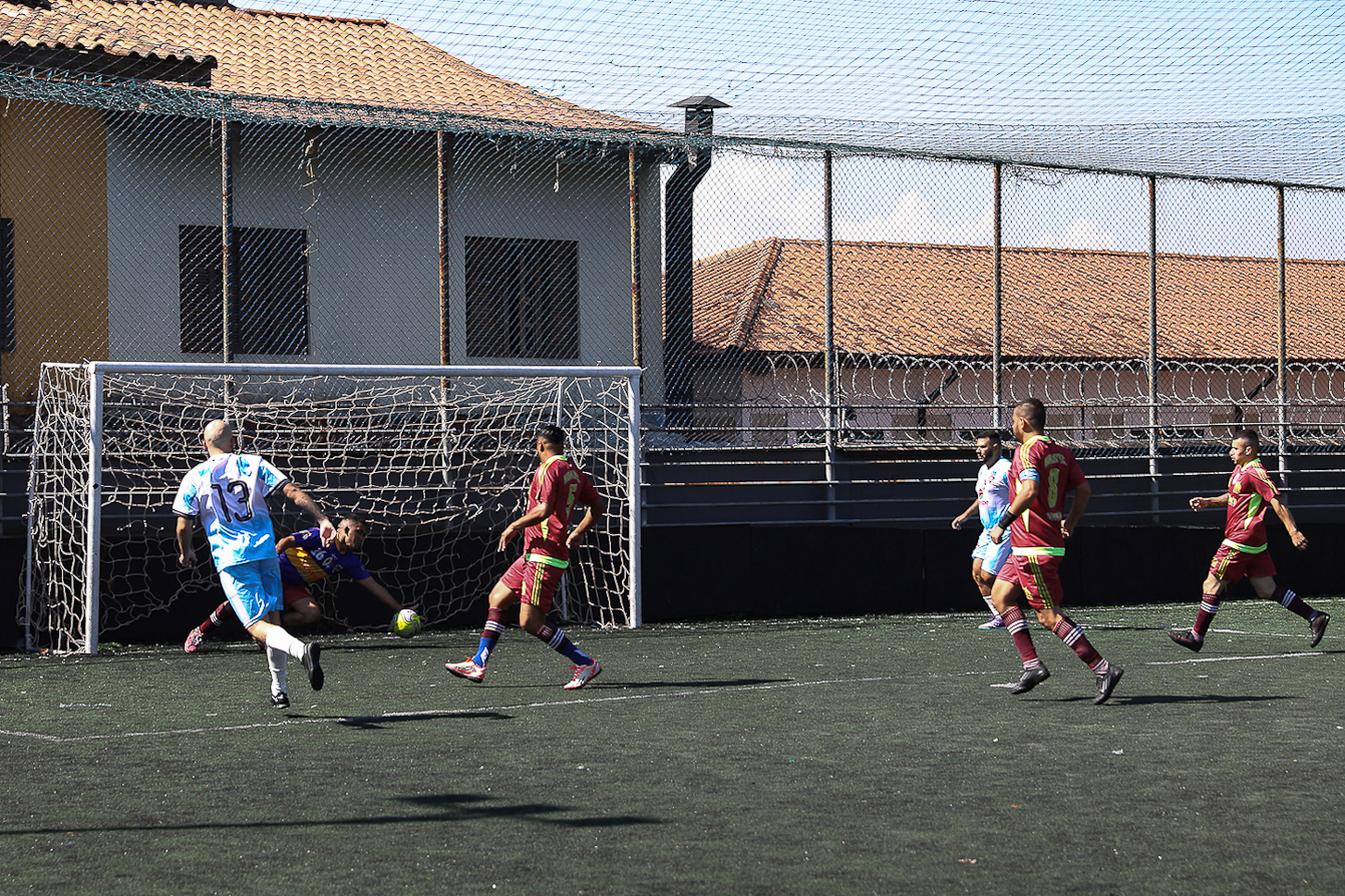 Abertura da Copa Química entre empresas da categoria Química do ABC realizado na Associação do Valdibia em São Bernardo do Campo/SP. Fotos Dino Santos. Brasil_14_03_2025.