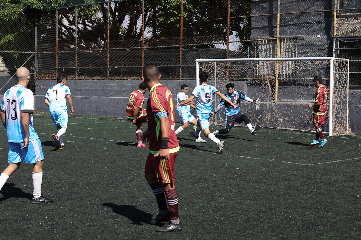 Abertura da Copa Química entre empresas da categoria Química do ABC realizado na Associação do Valdibia em São Bernardo do Campo/SP. Fotos Dino Santos. Brasil_14_03_2025.