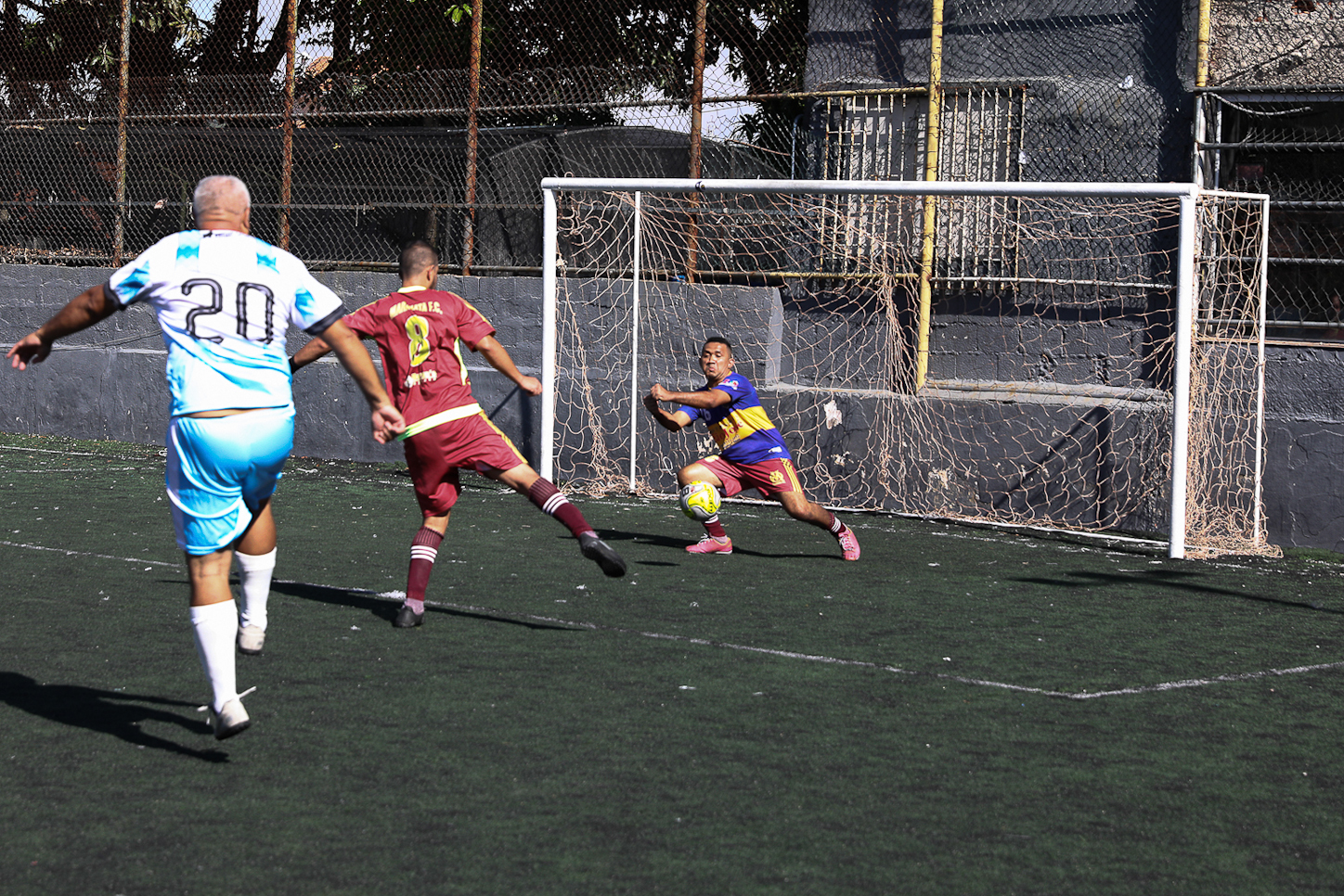 Abertura da Copa Química entre empresas da categoria Química do ABC realizado na Associação do Valdibia em São Bernardo do Campo/SP. Fotos Dino Santos. Brasil_14_03_2025.