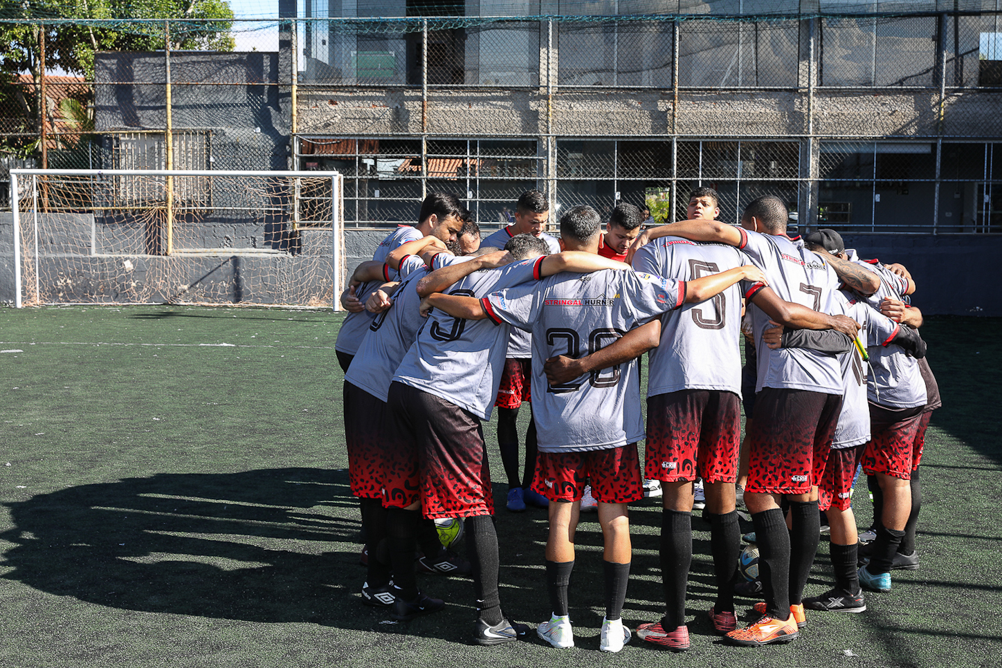 Abertura da Copa Química entre empresas da categoria Química do ABC realizado na Associação do Valdibia em São Bernardo do Campo/SP. Fotos Dino Santos. Brasil_14_03_2025.