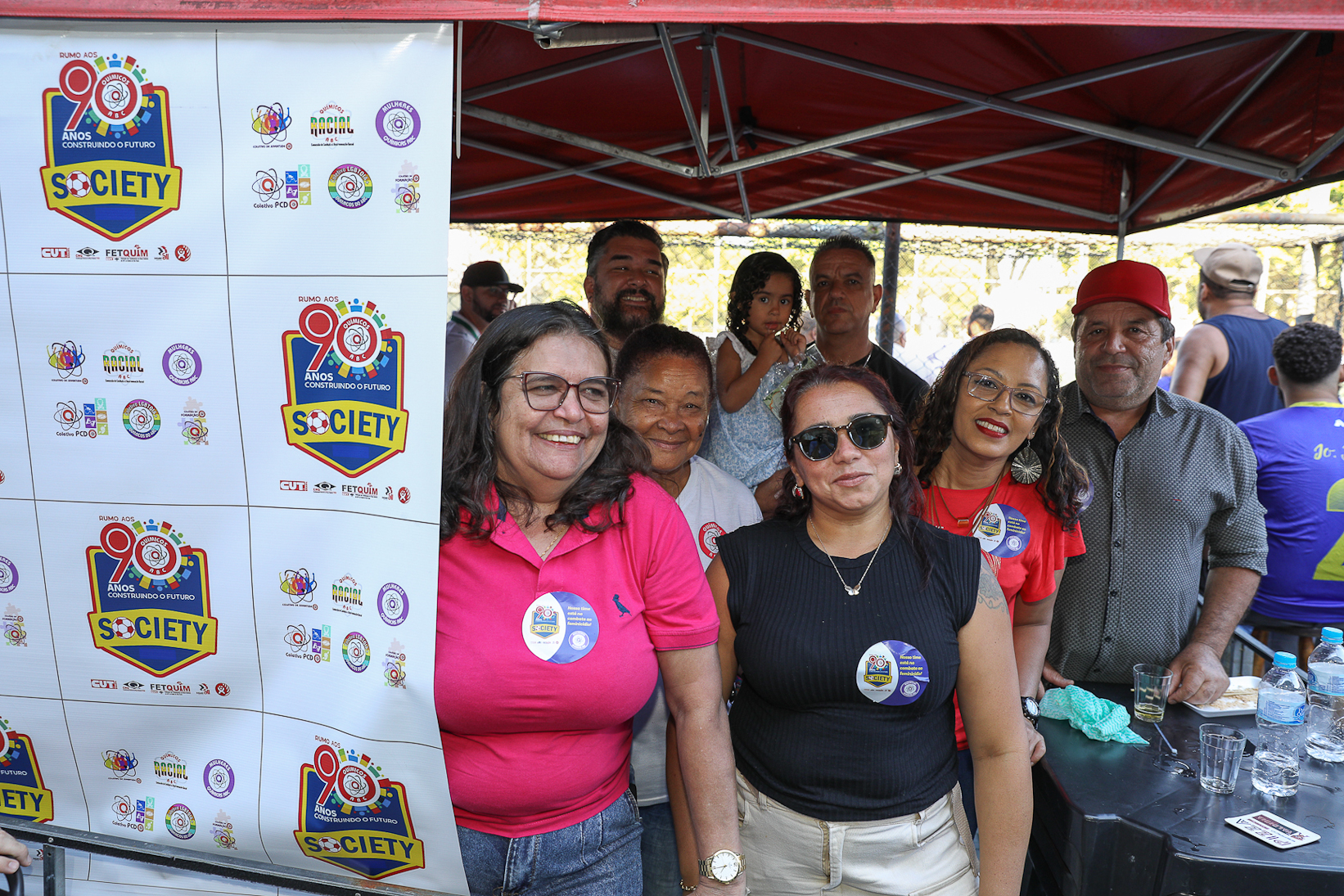 Abertura da Copa Química entre empresas da categoria Química do ABC realizado na Associação do Valdibia em São Bernardo do Campo/SP. Fotos Dino Santos. Brasil_14_03_2025.