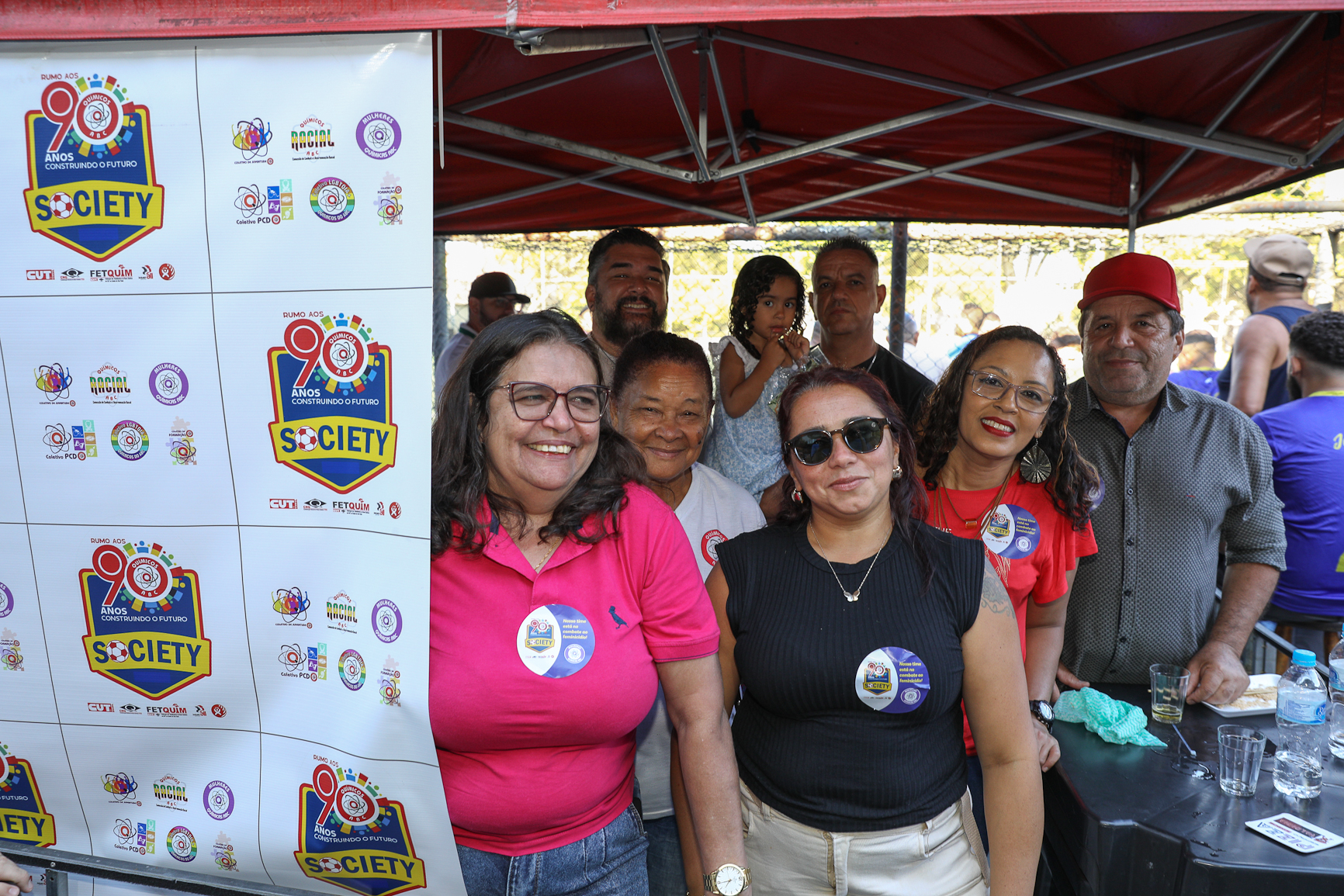Abertura da Copa Química entre empresas da categoria Química do ABC realizado na Associação do Valdibia em São Bernardo do Campo/SP. Fotos Dino Santos. Brasil_14_03_2025.