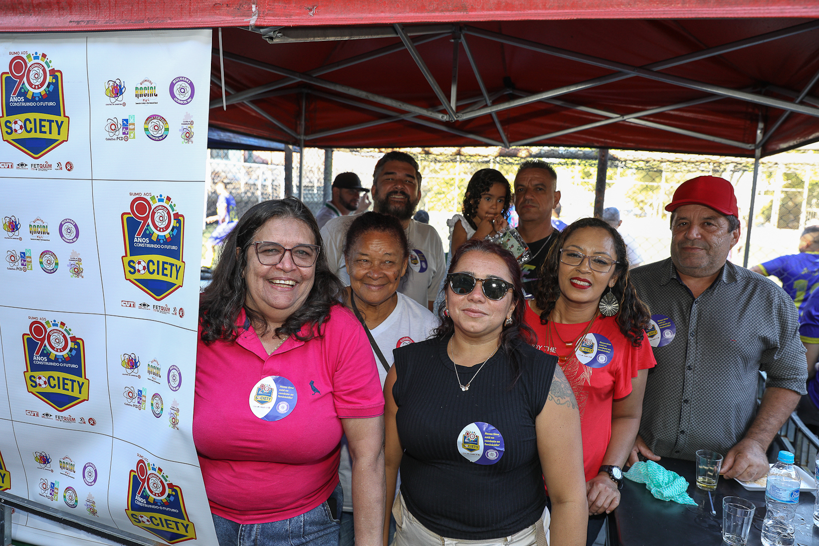 Abertura da Copa Química entre empresas da categoria Química do ABC realizado na Associação do Valdibia em São Bernardo do Campo/SP. Fotos Dino Santos. Brasil_14_03_2025.