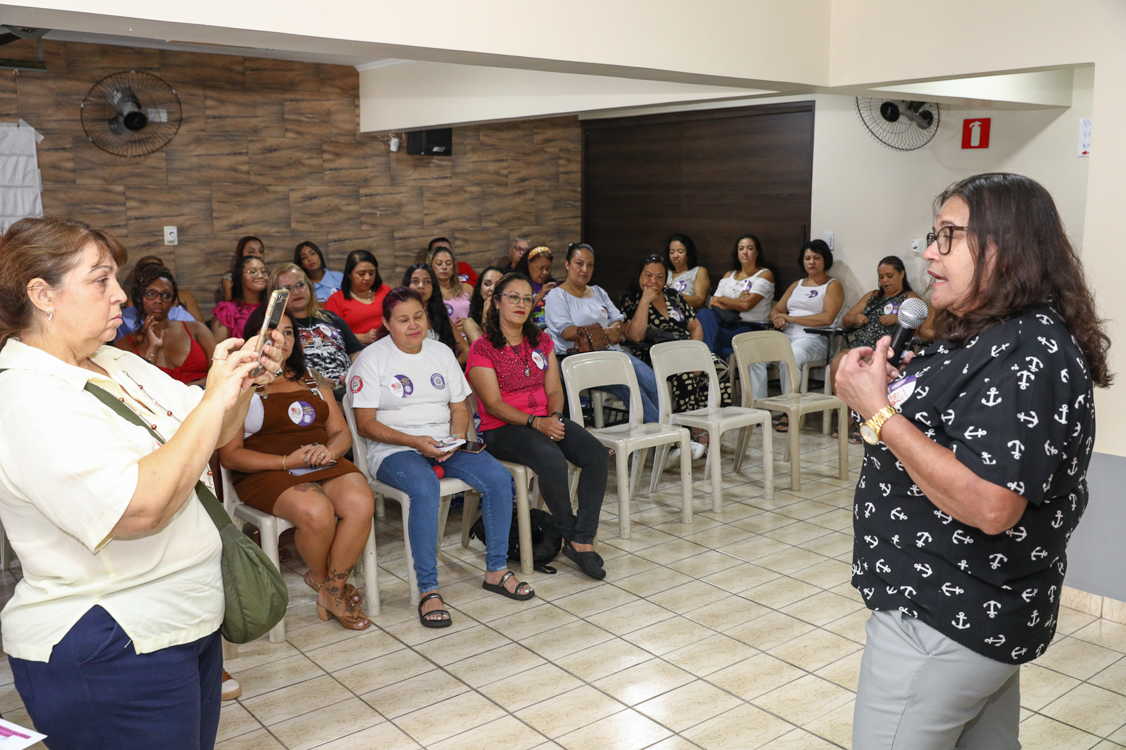 Roda de conversa entre as Mulheres Químicas do ABC com o tema; Combate á violência a mulher realizado na sede do Sindicato dos Químicos do BAC. Rua dos Brilhantes, 232 - Jardim Donini, Diadema/SP. Fotos Dino Santos. Brasil_20_03_2026.