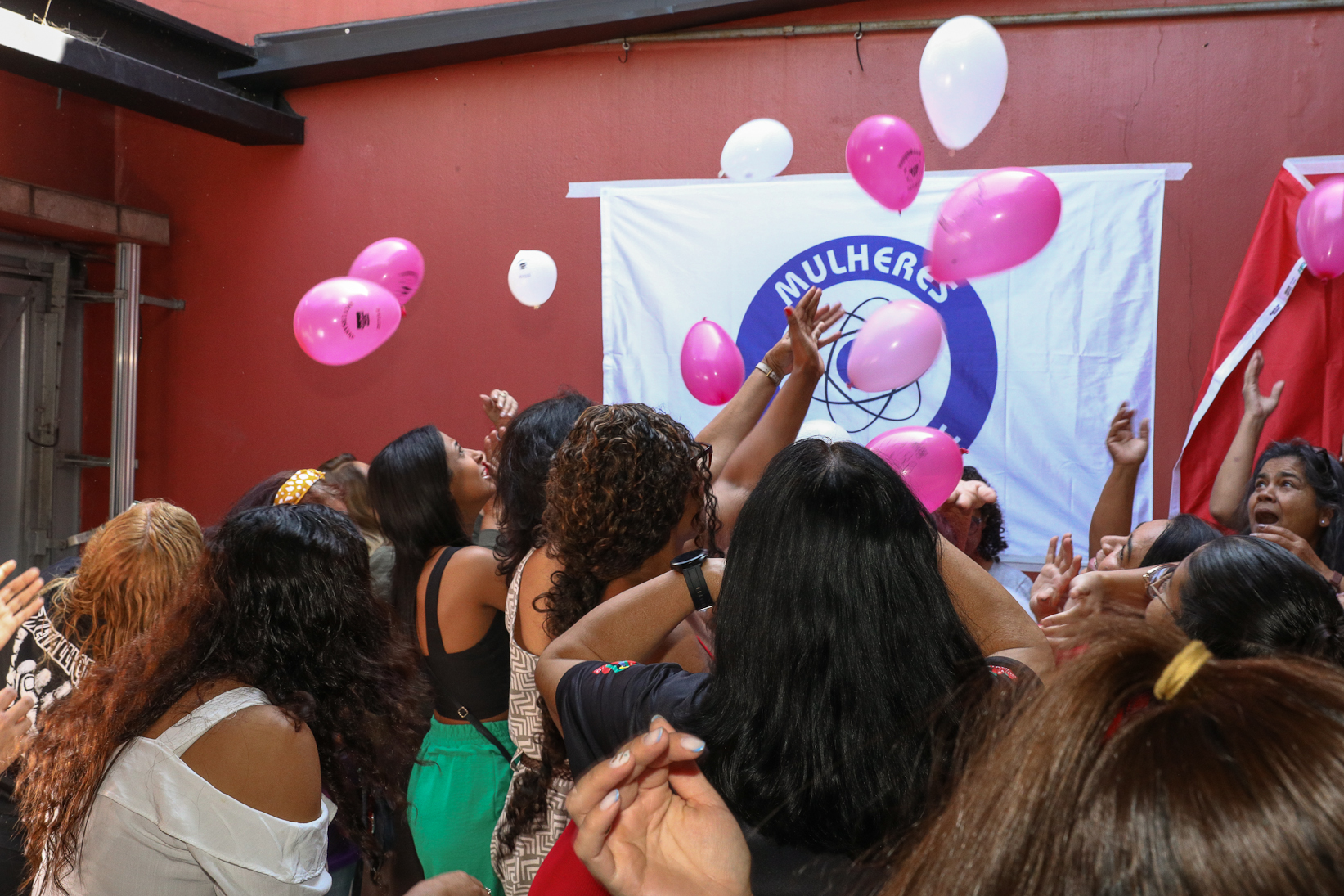 Roda de conversa entre as Mulheres Químicas do ABC com o tema; Combate á violência a mulher realizado na sede do Sindicato dos Químicos do BAC. Rua dos Brilhantes, 232 - Jardim Donini, Diadema/SP. Fotos Dino Santos. Brasil_20_03_2026.