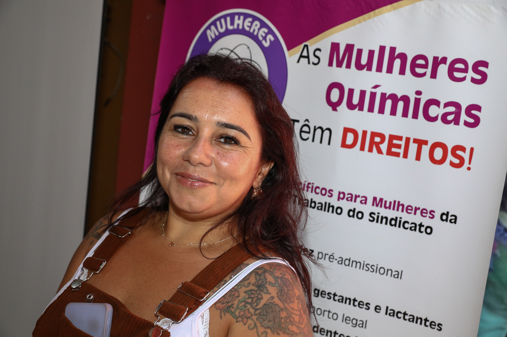 Roda de conversa entre as Mulheres Químicas do ABC com o tema; Combate á violência a mulher realizado na sede do Sindicato dos Químicos do BAC. Rua dos Brilhantes, 232 - Jardim Donini, Diadema/SP. Fotos Dino Santos. Brasil_20_03_2026.