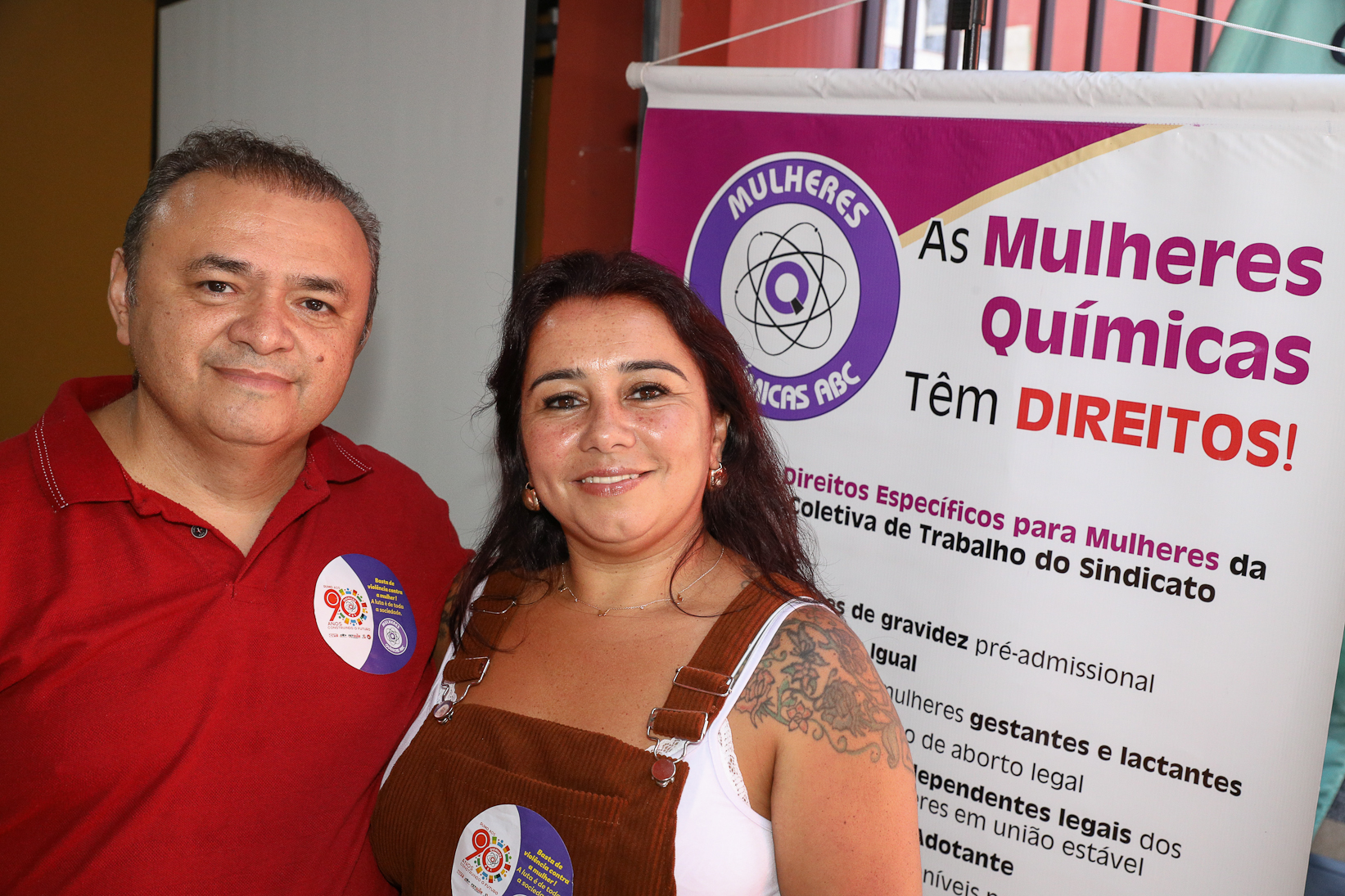 Roda de conversa entre as Mulheres Químicas do ABC com o tema; Combate á violência a mulher realizado na sede do Sindicato dos Químicos do BAC. Rua dos Brilhantes, 232 - Jardim Donini, Diadema/SP. Fotos Dino Santos. Brasil_20_03_2026.