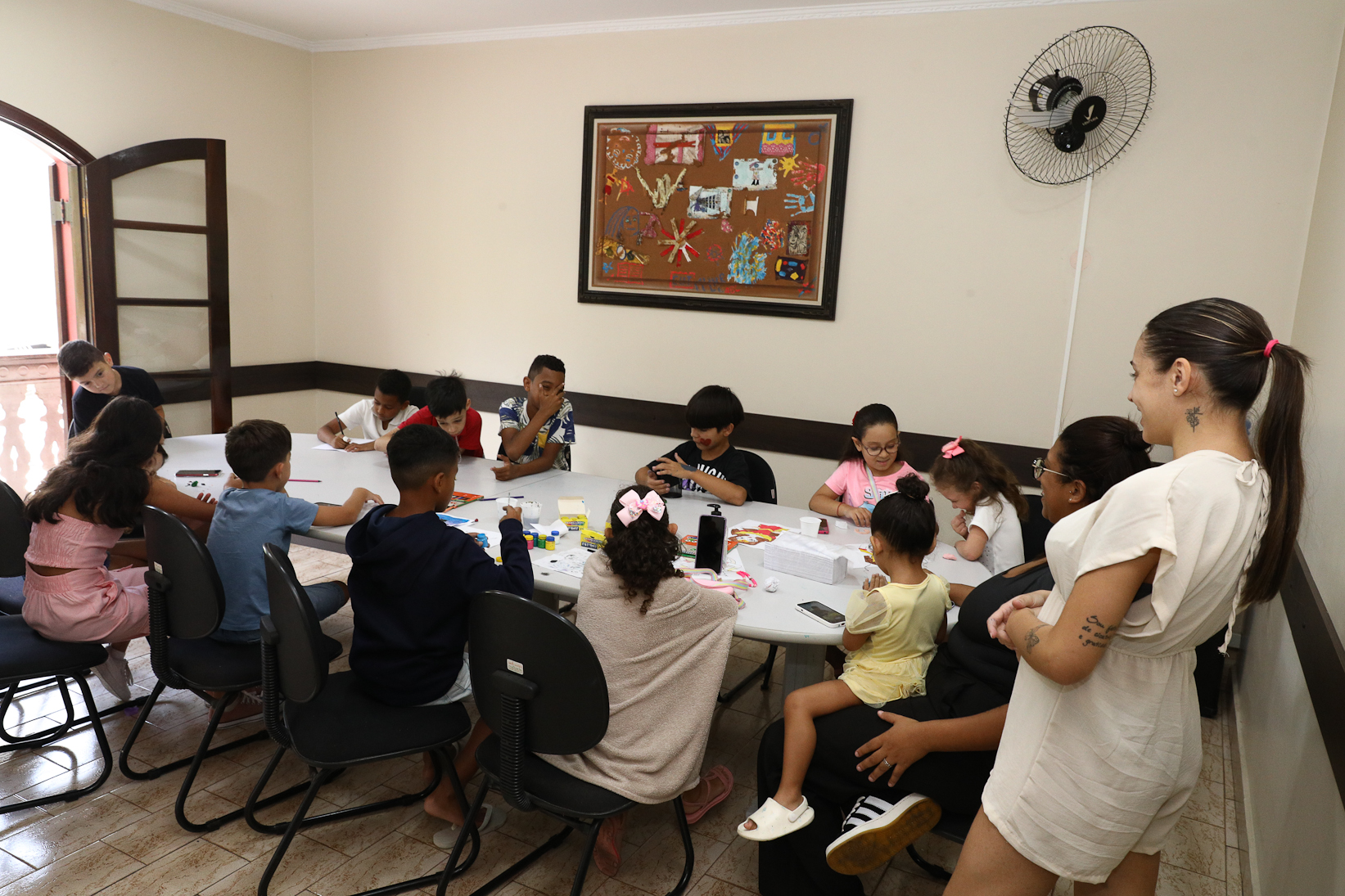 Roda de conversa entre as Mulheres Químicas do ABC com o tema; Combate á violência a mulher realizado na sede do Sindicato dos Químicos do BAC. Rua dos Brilhantes, 232 - Jardim Donini, Diadema/SP. Fotos Dino Santos. Brasil_20_03_2026.