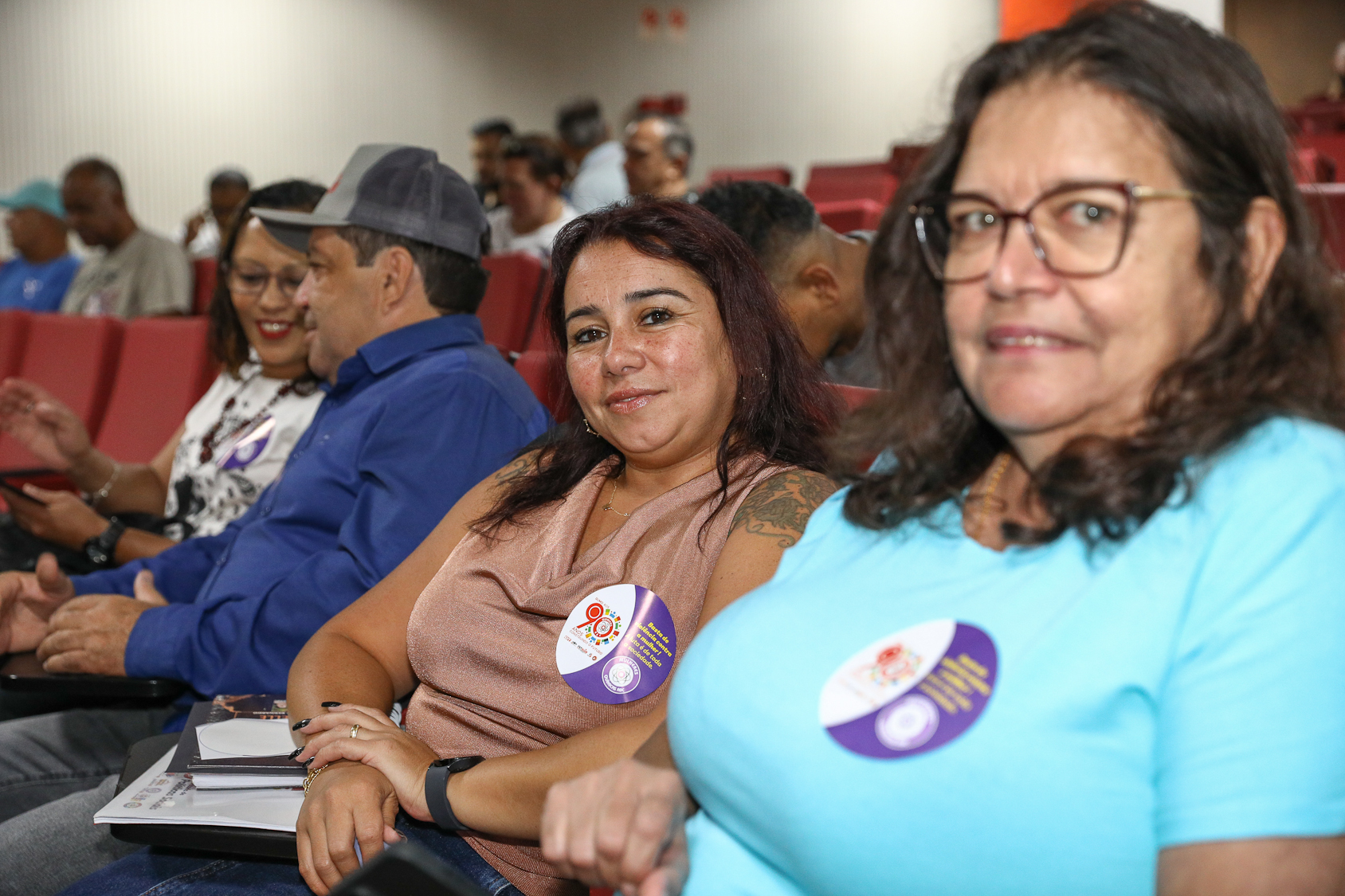 Debate da escala 6x1 sem redução de salário e o cenário das eleições 2026 por Evelise Della Nina, advogada e André Luís dos Santos, jornalista e analista político do DIAP realizado na Sede do Sindicato dos Químicos do ABC. Rua Senador Fláquer, 813 - Centro, Santo André/SP. Fotos Dino Santos. Brasil_30_03_2026.