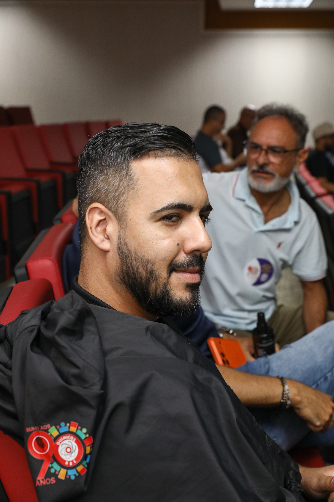 Debate da escala 6x1 sem redução de salário e o cenário das eleições 2026 por Evelise Della Nina, advogada e André Luís dos Santos, jornalista e analista político do DIAP realizado na Sede do Sindicato dos Químicos do ABC. Rua Senador Fláquer, 813 - Centro, Santo André/SP. Fotos Dino Santos. Brasil_30_03_2026.