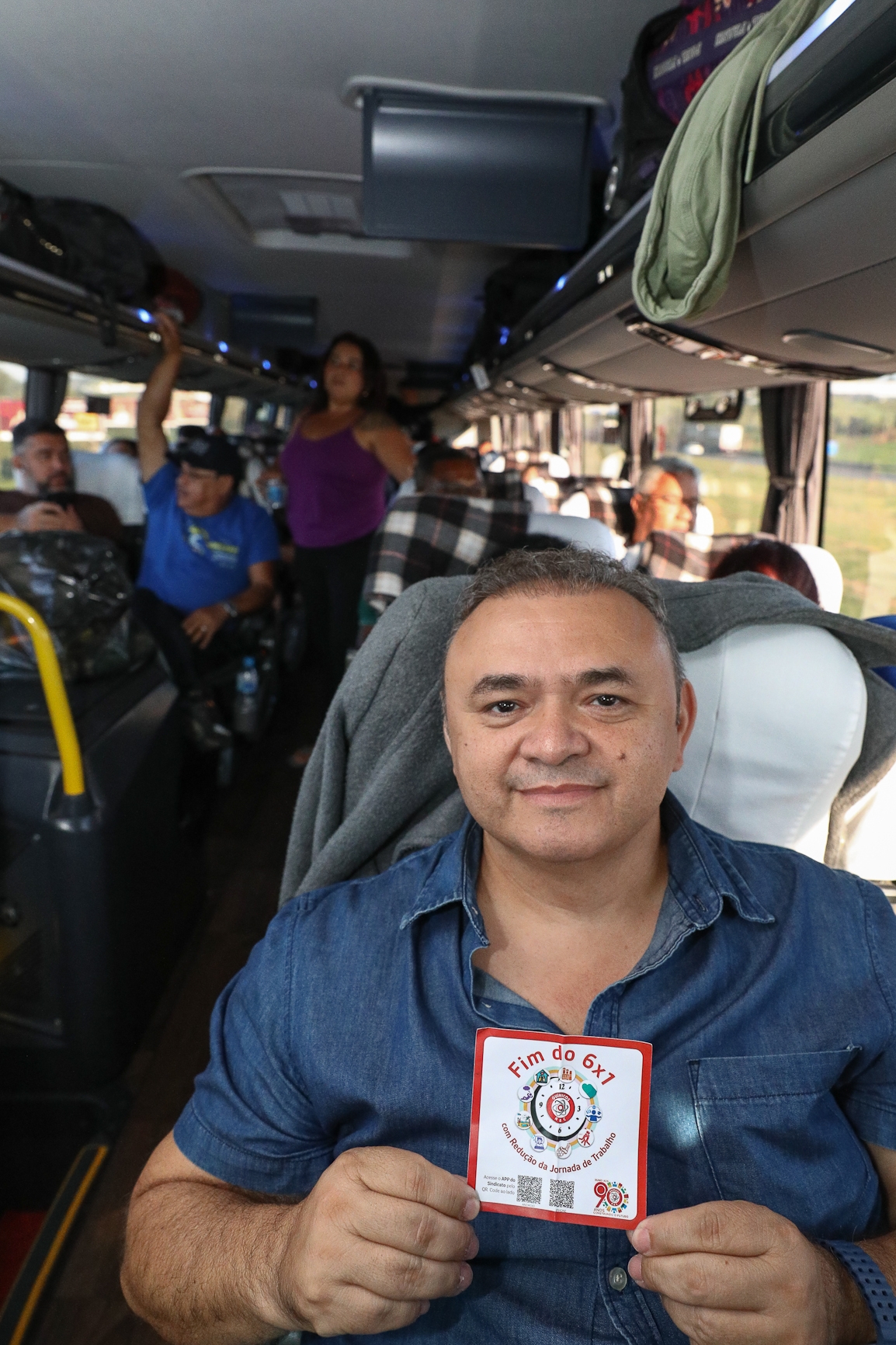 CONCLAT - Marcha da Classe Trabalhadora/DF concentração na Praça da Cidadania e macha até o espelho da água no Congresso. Fotos Dino Santos. Brasil_15_04_2026.