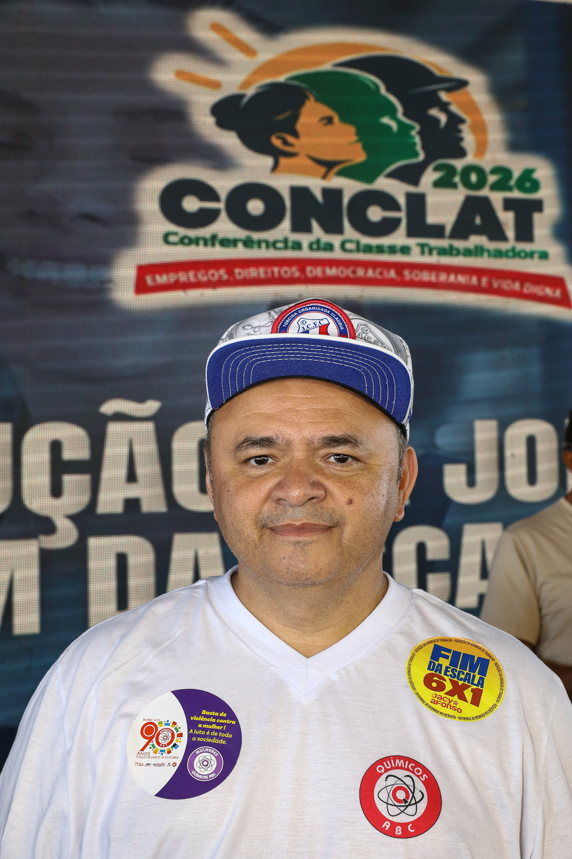 CONCLAT - Marcha da Classe Trabalhadora/DF concentração na Praça da Cidadania e macha até o espelho da água no Congresso. Fotos Dino Santos. Brasil_15_04_2026.