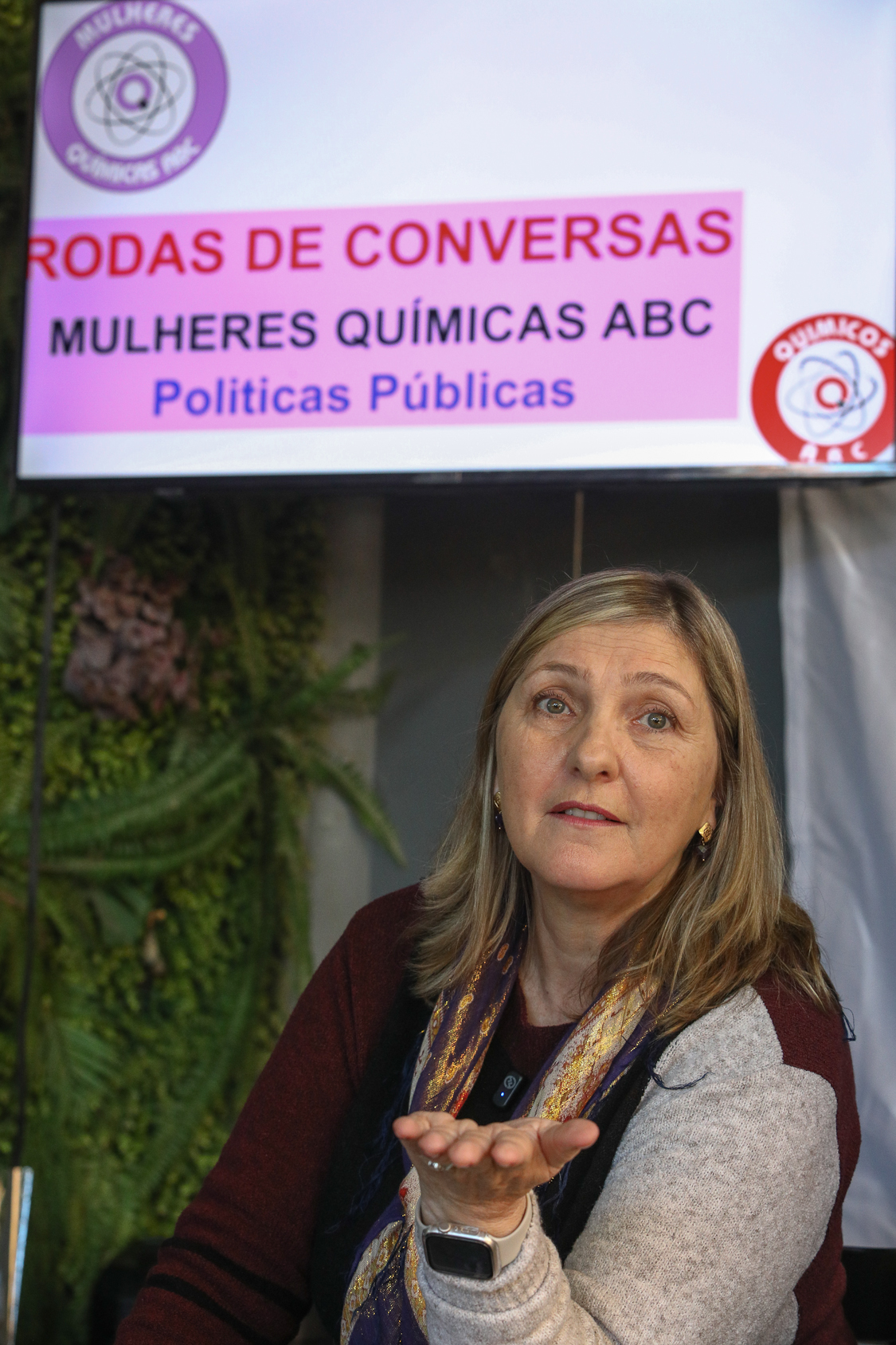 Roda de conversa das Mulheres Químicas do ABC sobre as políticas públicas para as mulheres realizada na Sociedade Amigos do Jardim Valdibia e Lauro Gomes. Rua Sebastião Souto, 15 - SBC. Fotos Dino Santos. Brasil_27_06_2026.
