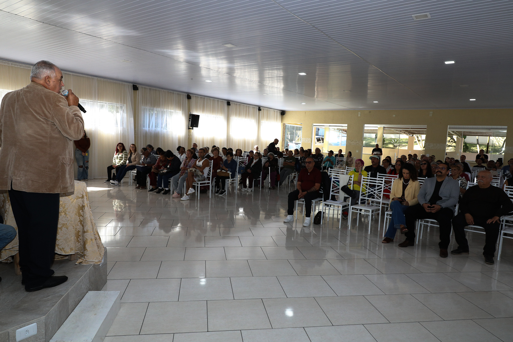 Posse da nova diretoria dos Aposentados e Pensionistas Químicos do ABC na Chácara Recanto dos Pássaros. Estrada Pouso Alegre, 169 - Rio Grande da Serra. Fotos Dino Santos. Brasil_07_06_2026.