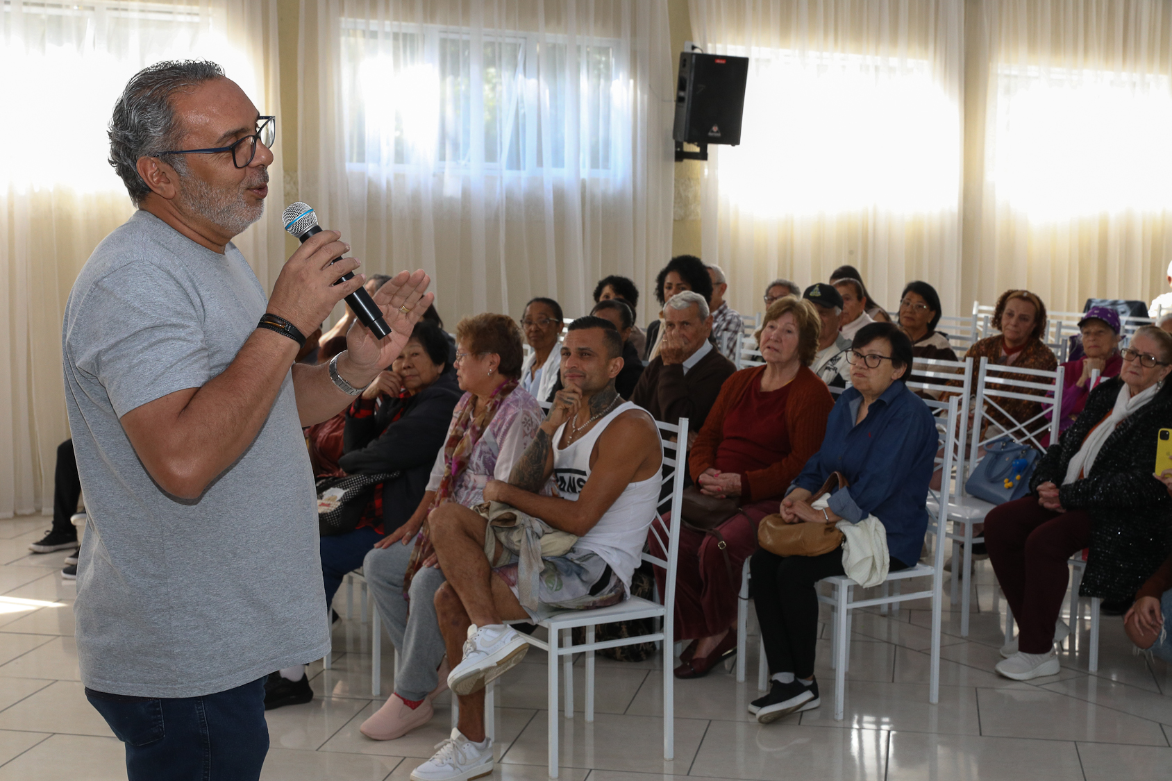 Posse da nova diretoria dos Aposentados e Pensionistas Químicos do ABC na Chácara Recanto dos Pássaros. Estrada Pouso Alegre, 169 - Rio Grande da Serra. Fotos Dino Santos. Brasil_07_06_2026.