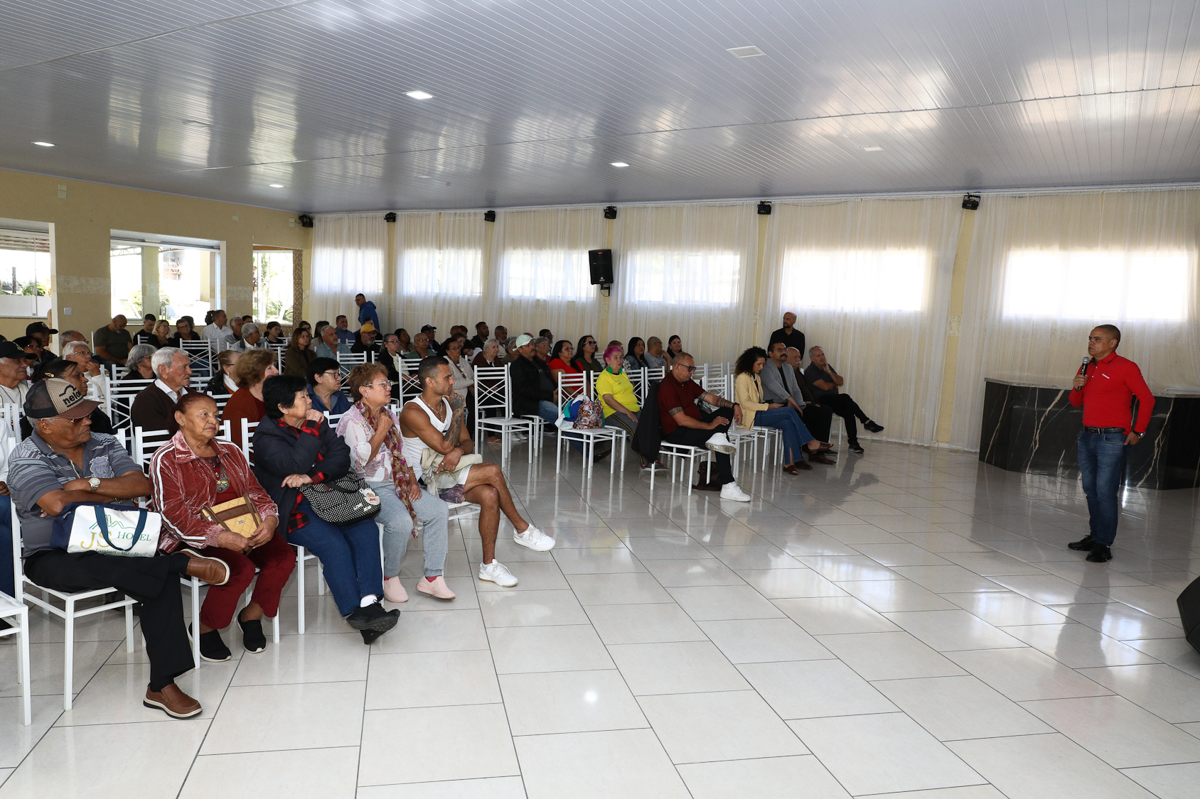 Posse da nova diretoria dos Aposentados e Pensionistas Químicos do ABC na Chácara Recanto dos Pássaros. Estrada Pouso Alegre, 169 - Rio Grande da Serra. Fotos Dino Santos. Brasil_07_06_2026.