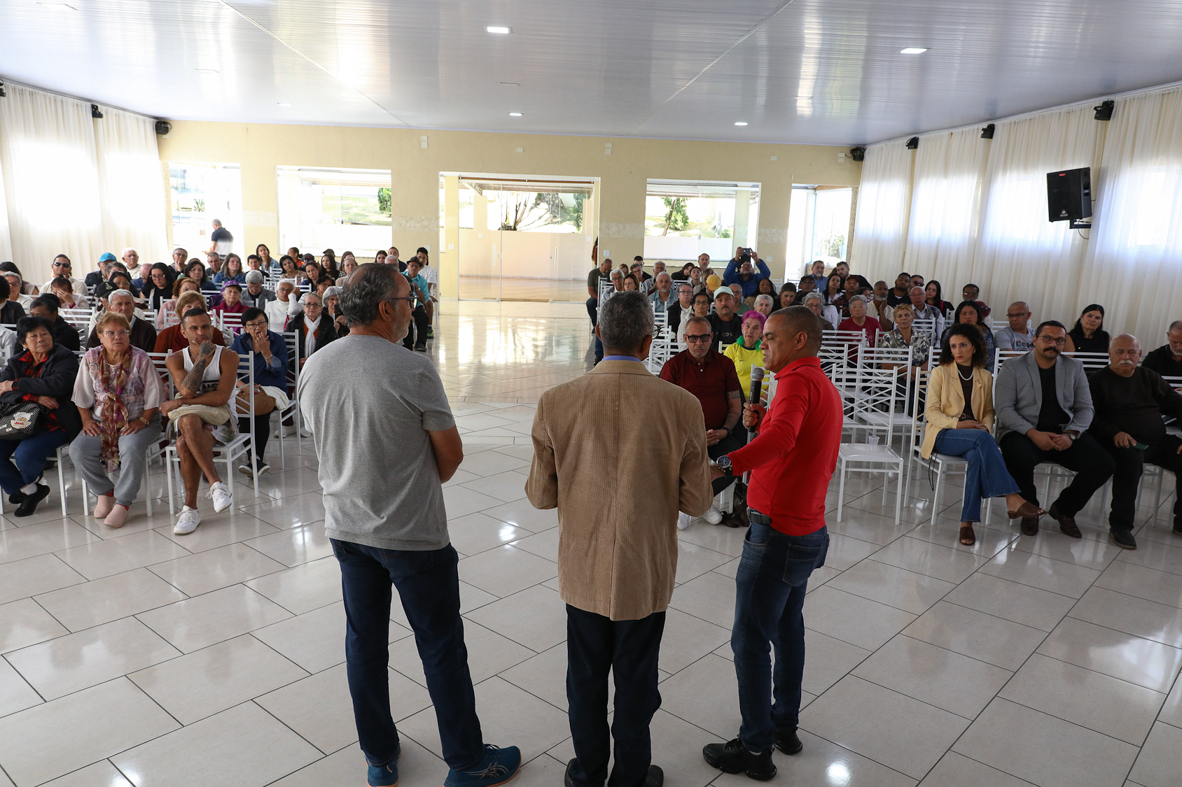 Posse da nova diretoria dos Aposentados e Pensionistas Químicos do ABC na Chácara Recanto dos Pássaros. Estrada Pouso Alegre, 169 - Rio Grande da Serra. Fotos Dino Santos. Brasil_07_06_2026.