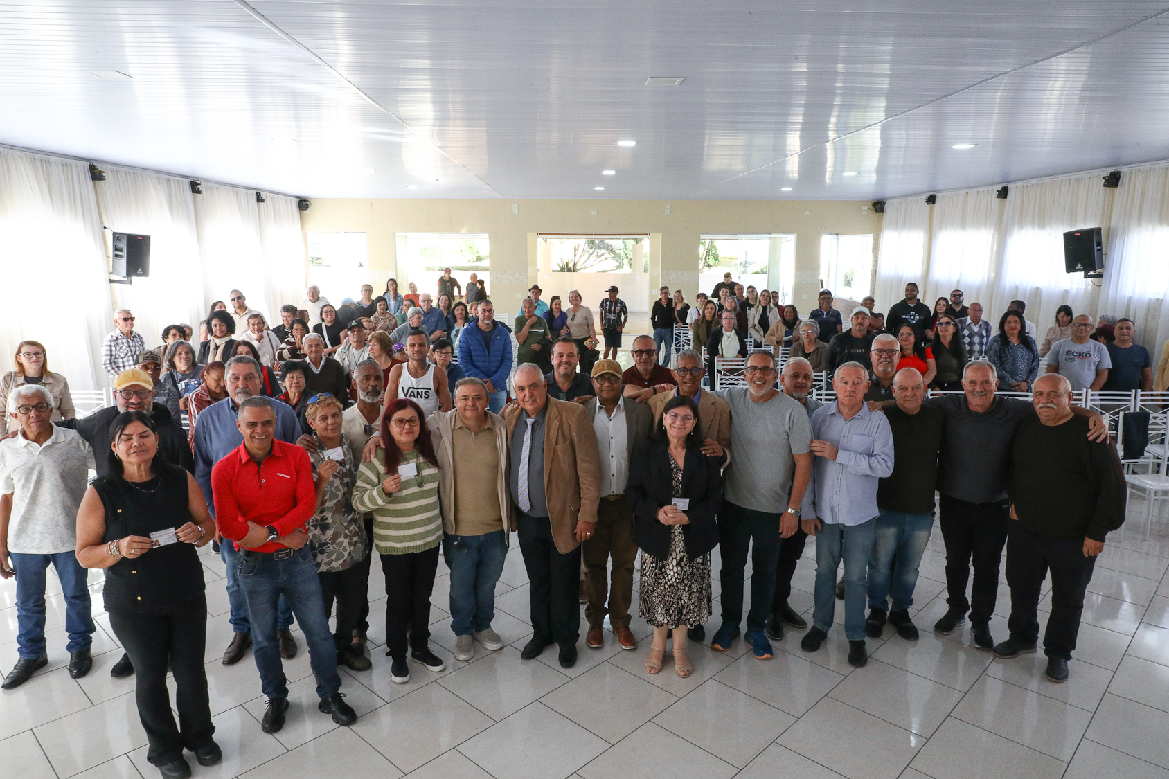 Posse da nova diretoria dos Aposentados e Pensionistas Químicos do ABC na Chácara Recanto dos Pássaros. Estrada Pouso Alegre, 169 - Rio Grande da Serra. Fotos Dino Santos. Brasil_07_06_2026.