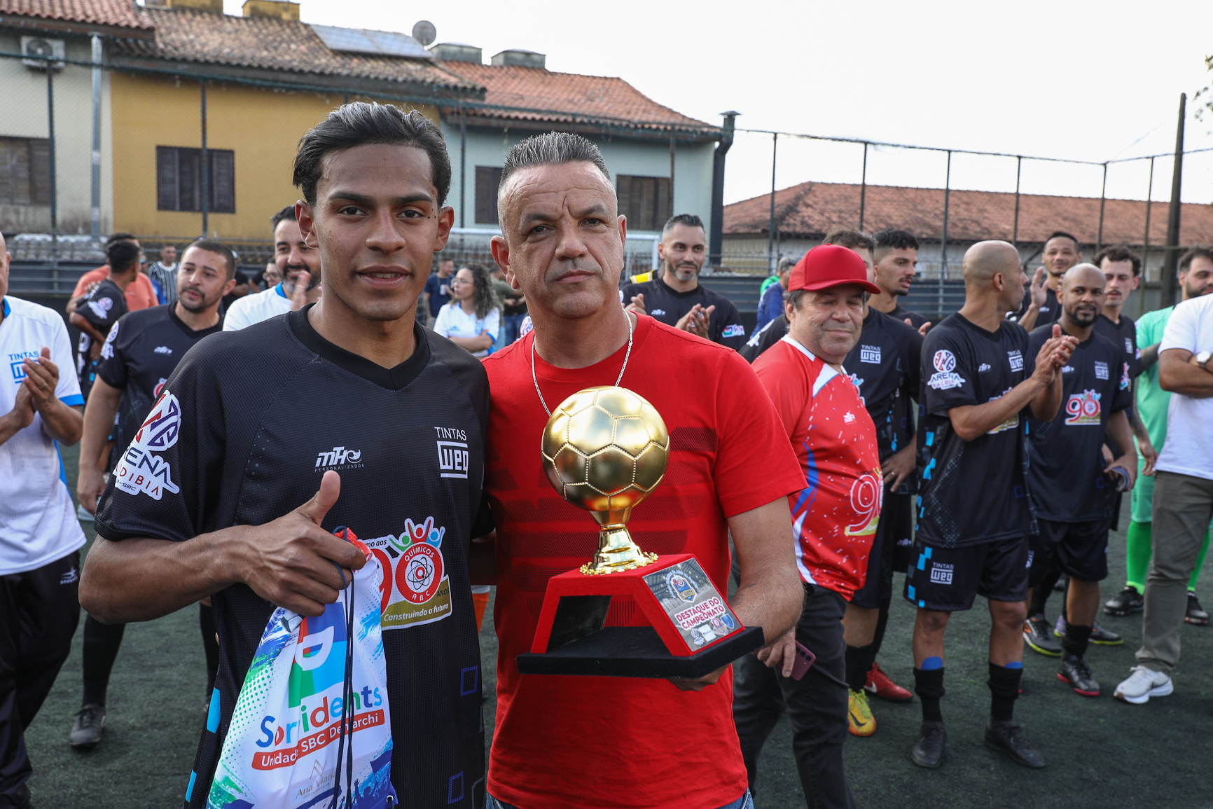Final da 5º Copa Química Inter Empresas da sério ouro realizado na Associação Amigos do Valdibia. Rua Sebastião, 15 - Valdibia São Bernardo do Campo/SP. Fotos Dino Santos. Brasil_08_08_ 2026.