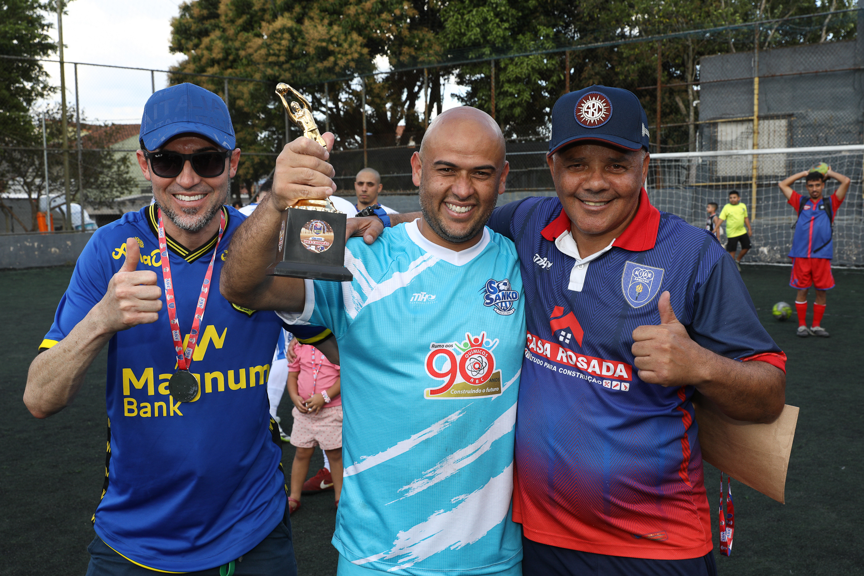 Final da 5º Copa Química Inter Empresas da sério ouro realizado na Associação Amigos do Valdibia. Rua Sebastião, 15 - Valdibia São Bernardo do Campo/SP. Fotos Dino Santos. Brasil_08_08_ 2026.