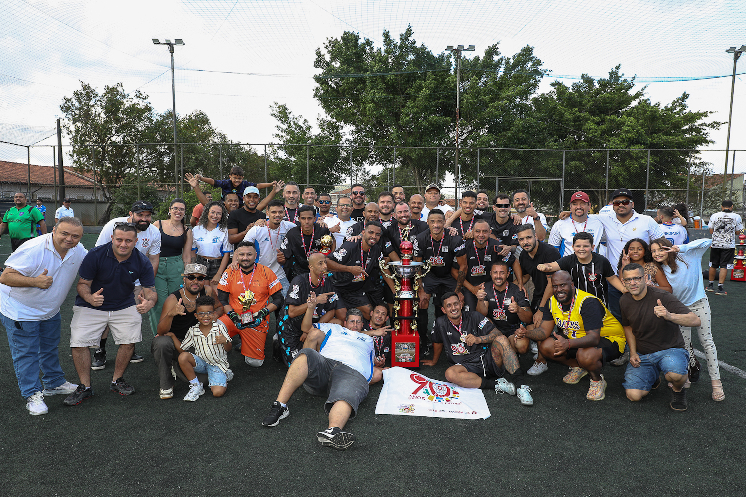 Final da 5º Copa Química Inter Empresas da sério ouro realizado na Associação Amigos do Valdibia. Rua Sebastião, 15 - Valdibia São Bernardo do Campo/SP. Fotos Dino Santos. Brasil_08_08_ 2026.