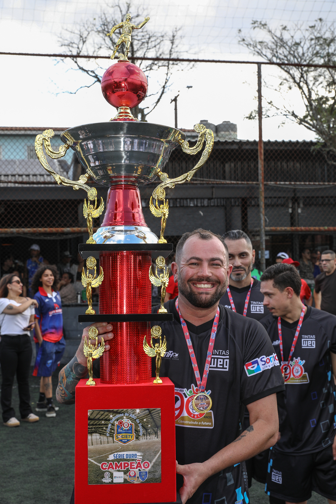 Final da 5º Copa Química Inter Empresas da sério ouro realizado na Associação Amigos do Valdibia. Rua Sebastião, 15 - Valdibia São Bernardo do Campo/SP. Fotos Dino Santos. Brasil_08_08_ 2026.