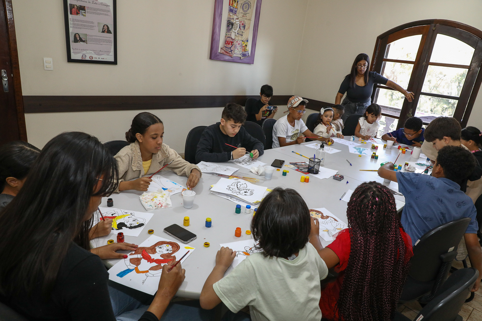 Roda de conversa com as mulheres da categoria Química do ABC sobre políticas públicas com a vereadora Ana Nice realizado na regional de Diadema. Fotos Dino Santos. Brasil_01_08_2026.