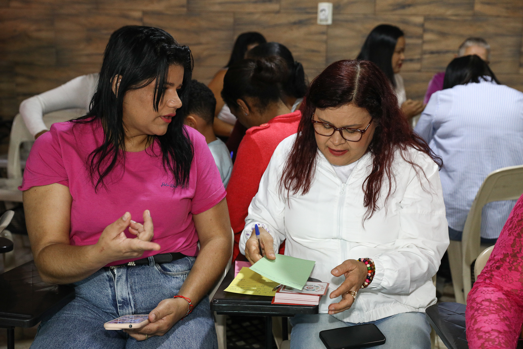 Roda de conversa com as mulheres da categoria Química do ABC sobre políticas públicas com a vereadora Ana Nice realizado na regional de Diadema. Fotos Dino Santos. Brasil_01_08_2026.