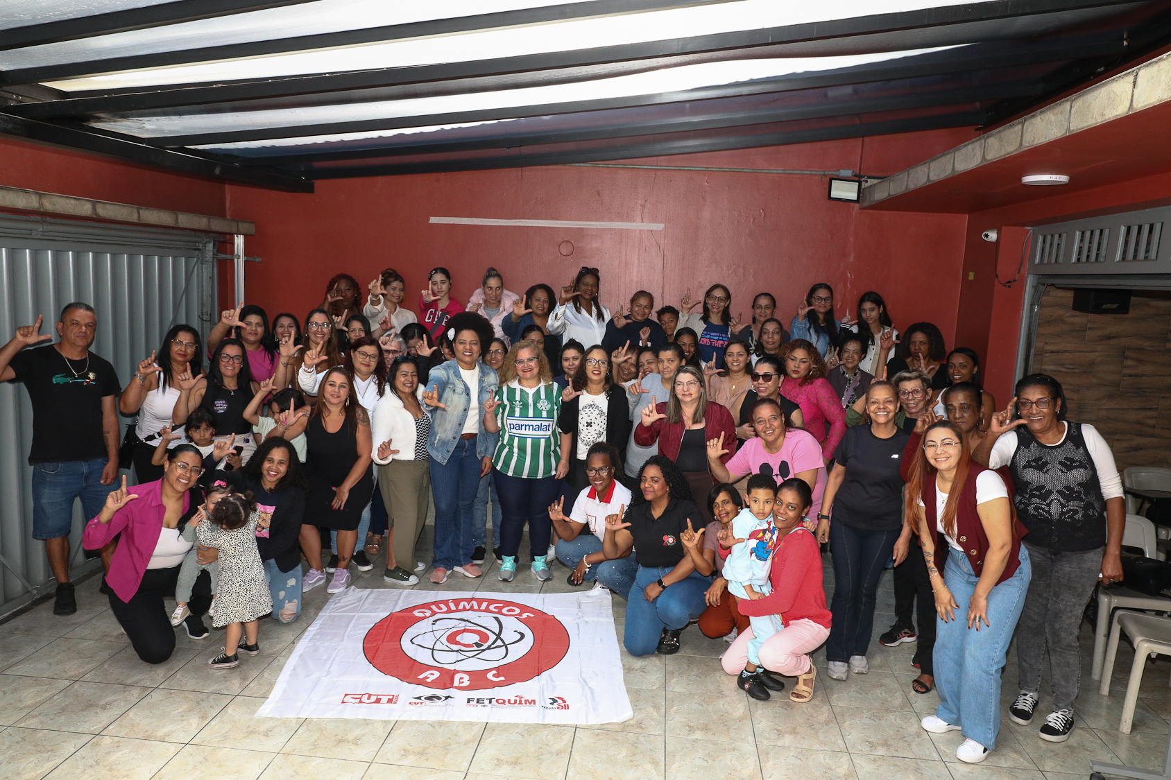 Roda de conversa com as mulheres da categoria Química do ABC sobre políticas públicas com a vereadora Ana Nice realizado na regional de Diadema. Fotos Dino Santos. Brasil_01_08_2026.