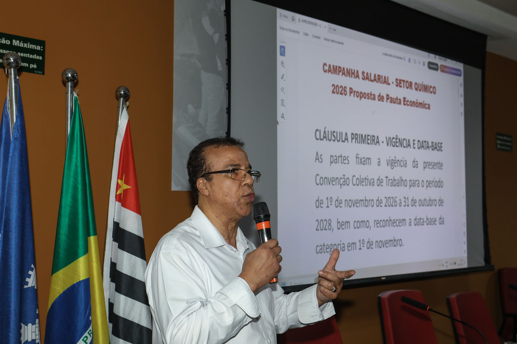 Assembleia da campanha salarial 2026/2027 realiza na Sede do Sindicato dos Químicos do ABC dia 18 de setembro de 2026.
