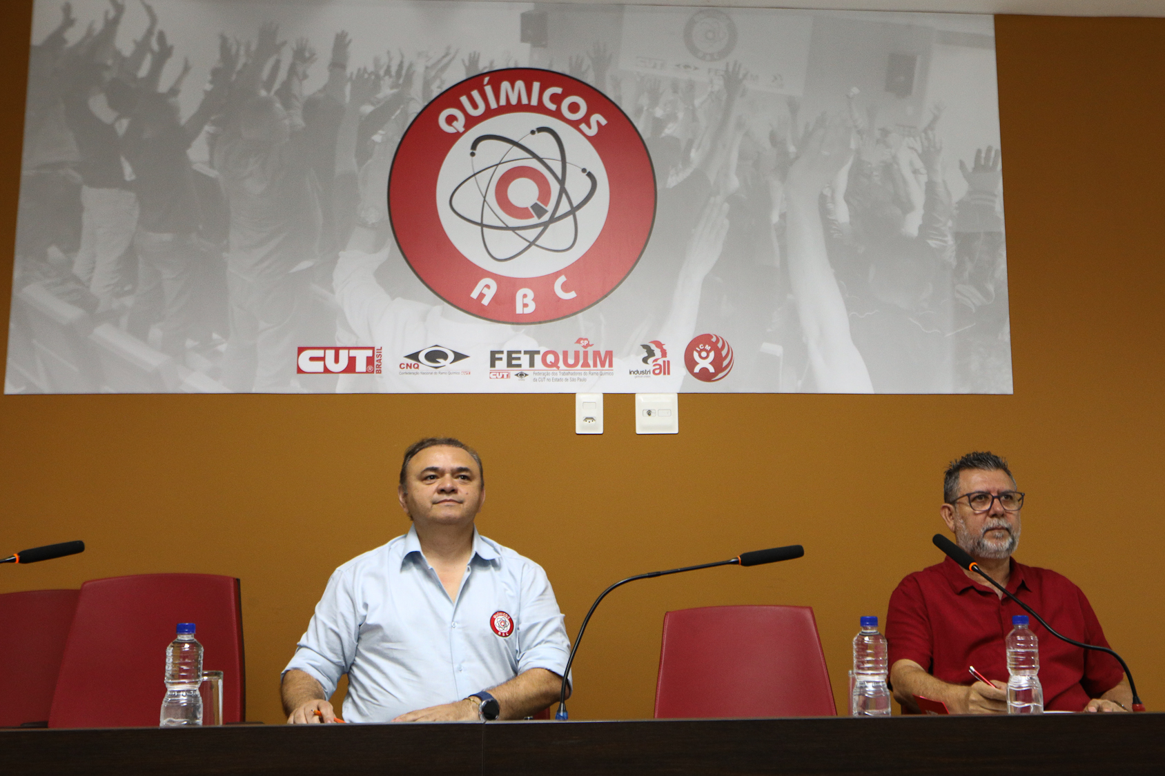 Análise de Conjuntura com foco nas eleições 2026 realizado no Sindicato dos Químicos do ABC. 