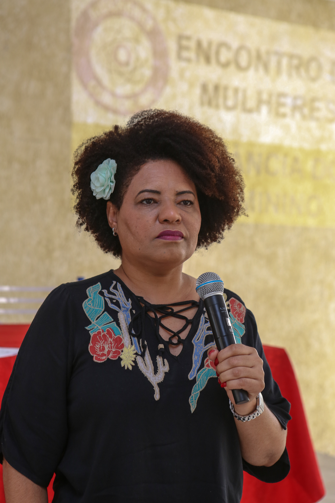 Encontro de mulheres da categoria química do ABC para debater a importância do voto feminino.