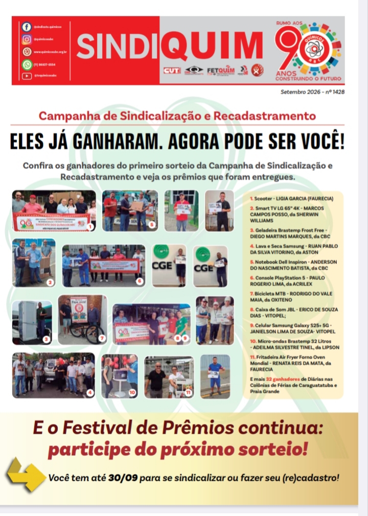 Jornal Sindiquim 1428 SET2026 Camp.Sindicalização