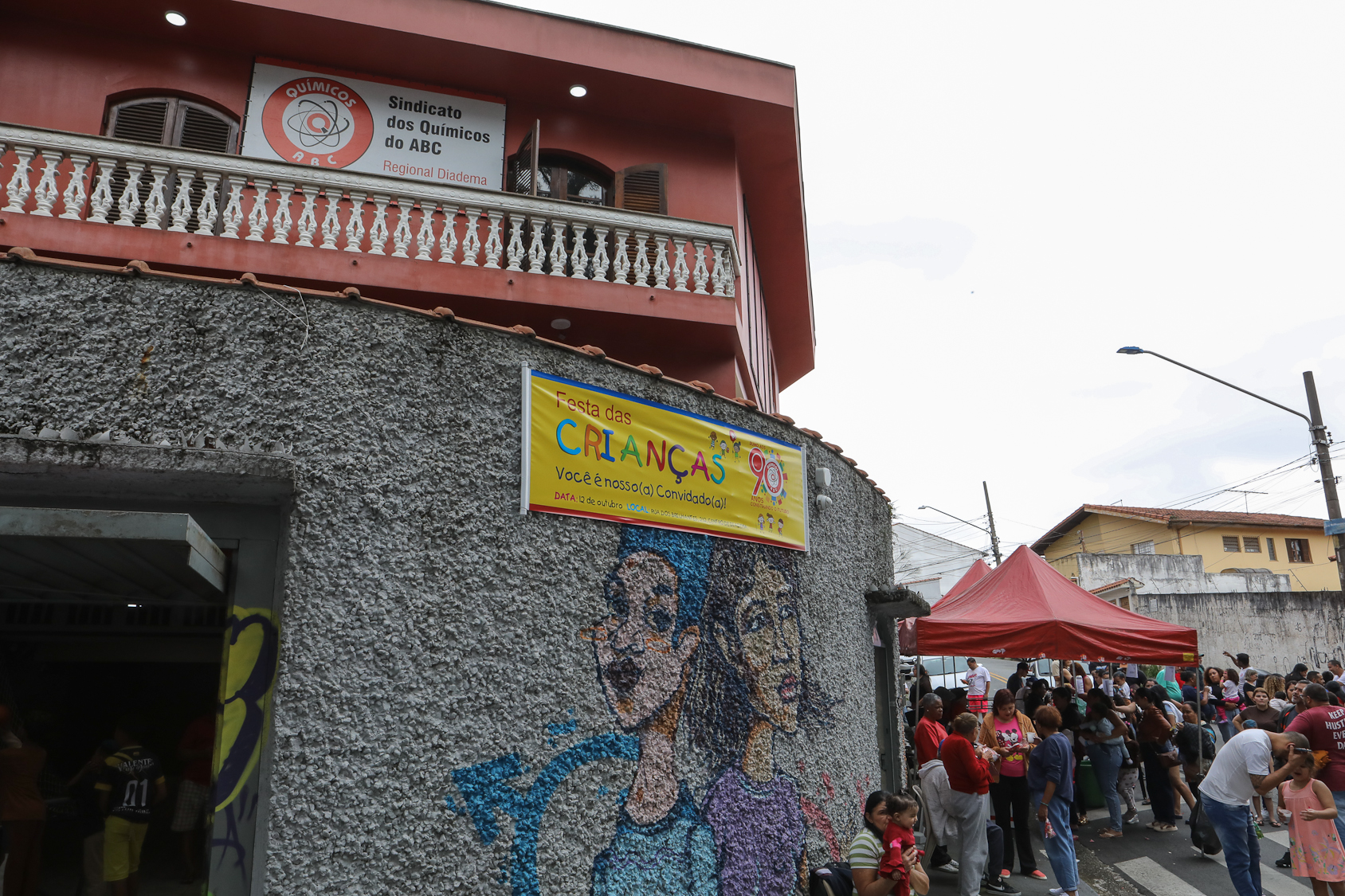 Comemoração do Dia das Crianças na Regional de Diadema. Fotos Dino Santos. Brasil_12_10_2026.