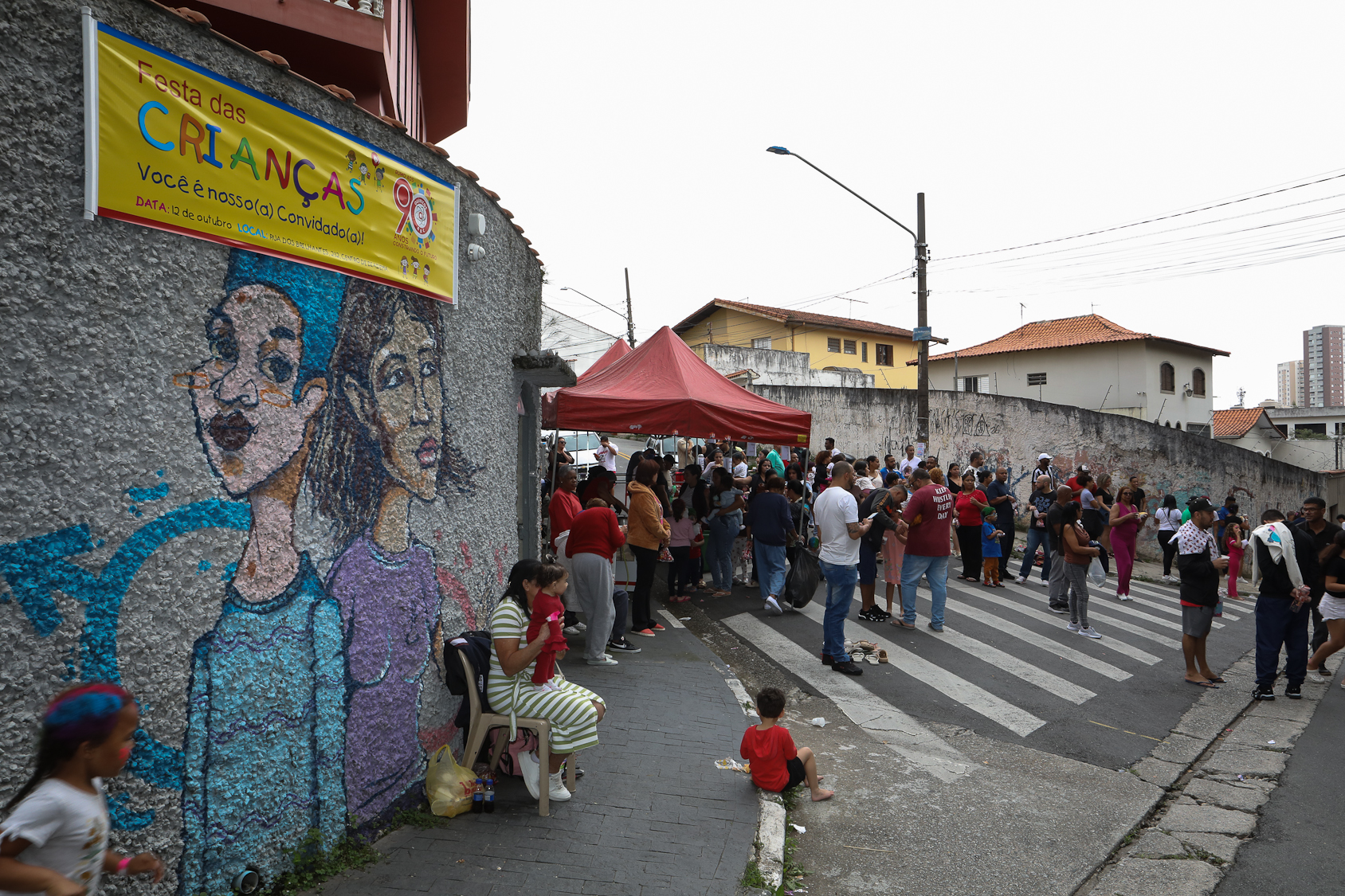 Comemoração do Dia das Crianças na Regional de Diadema. Fotos Dino Santos. Brasil_12_10_2026.