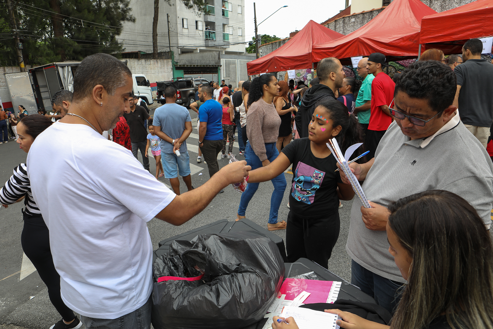 Comemoração do Dia das Crianças na Regional de Diadema. Fotos Dino Santos. Brasil_12_10_2026.